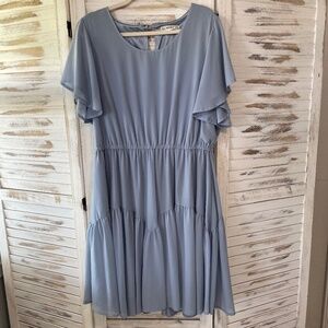 🎄2/$20 Nemidor dusty blue dress